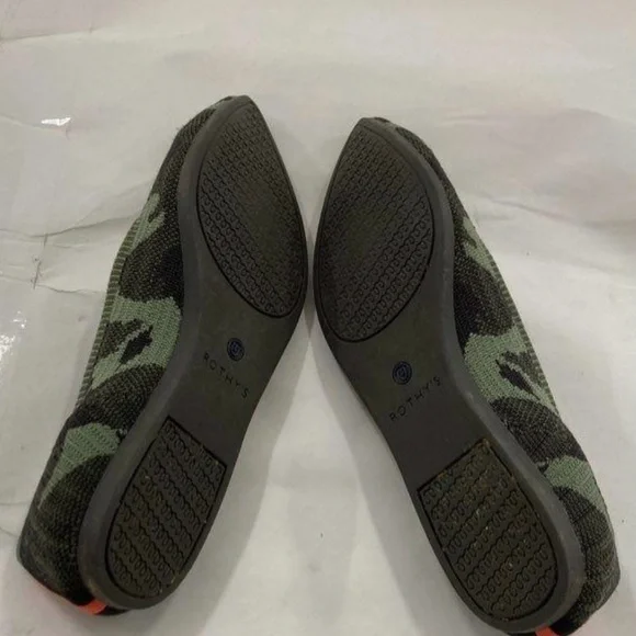 Rothy's Green Camouflage Pointed Flats - Picture 7 of 7